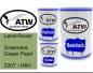 Preview: Land-Rover, Grasmere Green Pearl, 2207 / HBV: 500ml Lackdose + 500ml Klarlack + 250ml Härter - Set, von ATW Autoteile West.